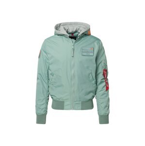 ALPHA INDUSTRIES Prechodná bunda  nefritová / zmiešané farby