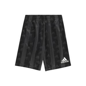 ADIDAS SPORTSWEAR Športové nohavice 'BLUV'  tmavosivá / čierna / šedobiela