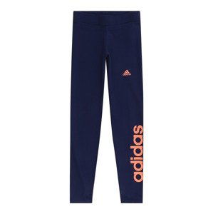 ADIDAS SPORTSWEAR Športové nohavice 'Essentials Linear Logo '  kobaltovomodrá / broskyňová