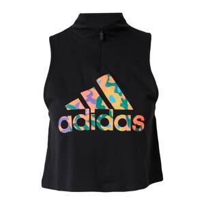 ADIDAS SPORTSWEAR Funkčné tričko  svetlomodrá / žltá / zelená / čierna