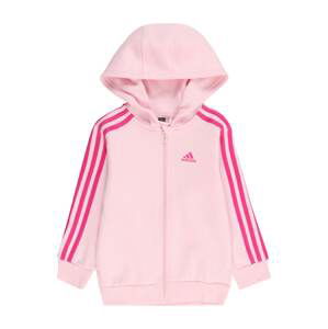 ADIDAS SPORTSWEAR Športová mikina so zipsom  fuksia / ružová