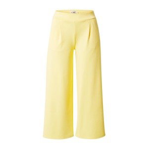 ICHI Plisované nohavice 'KATE'  žltá