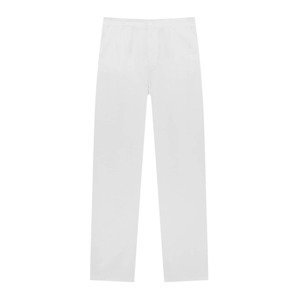Pull&Bear Plisované nohavice  biela