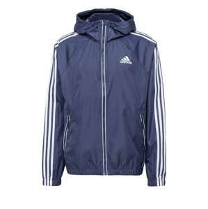 ADIDAS SPORTSWEAR Športová bunda 'Bsc 3-Stripes Wind'  námornícka modrá / biela