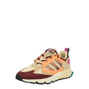 ADIDAS ORIGINALS Športová obuv 'ZX 1K BOOST - SEAS. 2.0'  telová / oranžová / bordová