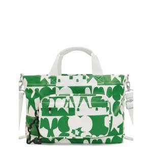 KIPLING Shopper 'Jihoon'  zelená / biela