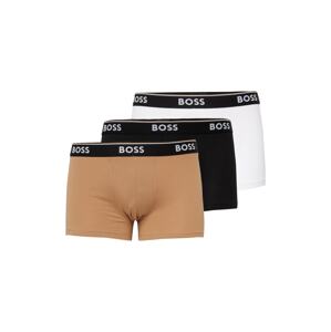 BOSS Black Boxerky  farba ťavej srsti / čierna / biela