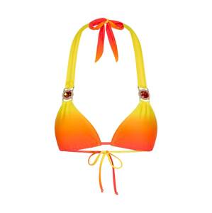 Moda Minx Bikinový top 'Club Tropicana'  žltá / zlatá / oranžová / červená