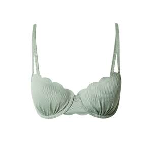 Hunkemöller Bikinový top 'Scallop'  pastelovo zelená