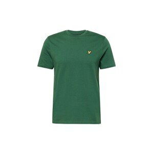 Lyle & Scott Tričko  zlatá / tmavozelená / čierna