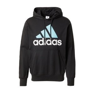 ADIDAS SPORTSWEAR Športová mikina  svetlomodrá / čierna / biela