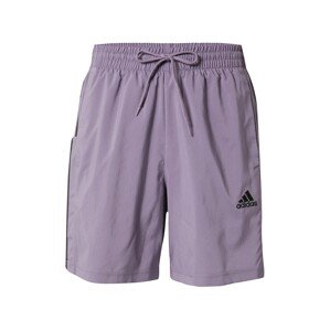 ADIDAS SPORTSWEAR Športové nohavice 'Aeroready Essentials Chelsea 3-Stripes'  fialová / čierna