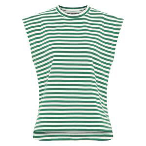 DreiMaster Maritim Tričko  zelená / biela