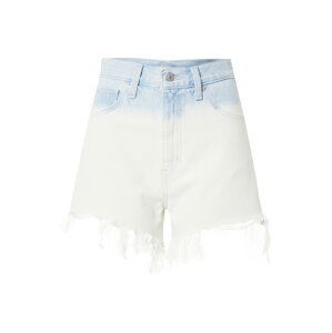 LEVI'S ® Džínsy 'High Waisted Mom Short'  modrá / biela