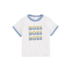 BOSS Kidswear Tričko  svetlomodrá / svetložltá / čierna / biela