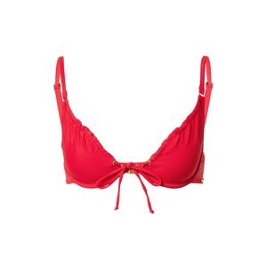 Boux Avenue Bikinový top 'IBIZA'  zlatá / červená