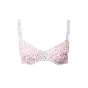 River Island Bikinový top  svetlozelená / fialová / oranžová / ružová