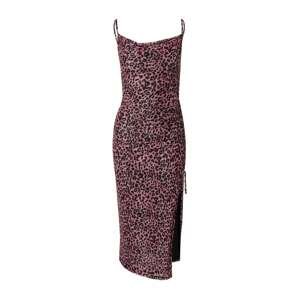 EDITED Letné šaty 'Glenn'  ružová / čierna