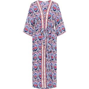 IZIA Kimono  krémová / modrá / oranžová / ružová