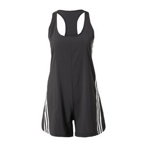 ADIDAS PERFORMANCE Tréningový komplet 'Train Icons 3-Stripes Onesie'  čierna / biela