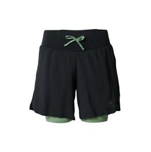 ODLO Športové nohavice 'X-Alp'  sivá / pastelovo zelená / čierna