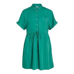 VILA Košeľové šaty 'BINNA'  zelená