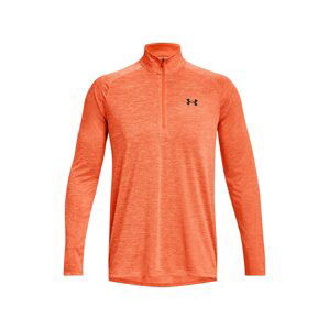 UNDER ARMOUR Športová mikina 'Tech 2.0'  oranžová / čierna