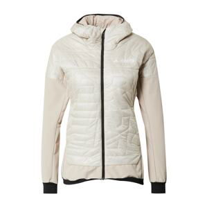 ADIDAS TERREX Outdoorová bunda 'Xperior Varilite Hybrid Primaloft'  svetlosivá / čierna