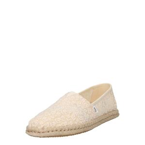 TOMS Espadrilky 'ALPARGATA ROPE'  béžová / biela