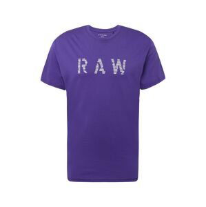 G-Star RAW Tričko  fialová / biela
