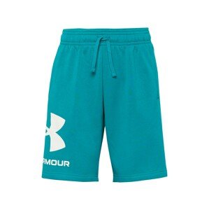 UNDER ARMOUR Športové nohavice 'Rival'  tyrkysová / biela