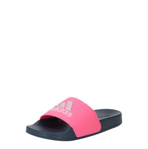 ADIDAS PERFORMANCE Plážové / kúpacie topánky 'Adilette Shower'  námornícka modrá / striebornosivá / ružová / biela