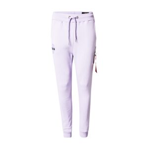ALPHA INDUSTRIES Nohavice 'NASA'  orgovánová / levanduľová / čierna / šedobiela
