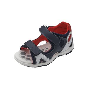 Chicco Otvorená obuv 'Flat'  tmavomodrá / svetlosivá / červená