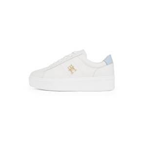 TOMMY HILFIGER Nízke tenisky 'COURT'  nebielená / nebesky modrá