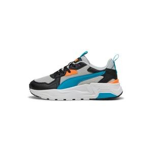 PUMA Tenisky  svetlosivá / neónovo oranžová / čierna