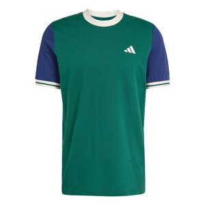 ADIDAS PERFORMANCE Funkčné tričko 'Heritage'  enciánová / smaragdová / biela