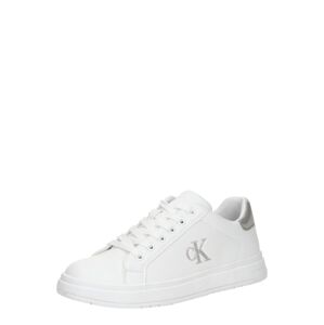 Calvin Klein Jeans Tenisky  striebornosivá / biela