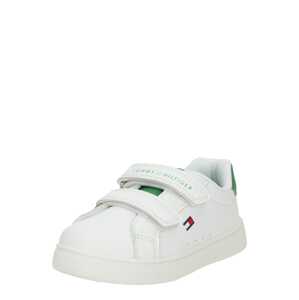 TOMMY HILFIGER Tenisky  zelená / červená / biela