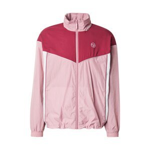Sergio Tacchini Prechodná bunda 'ISPICA TRACK'  ružová / malinová / biela