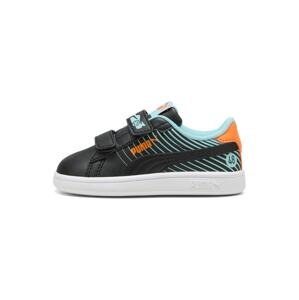 PUMA Tenisky 'Smash 3.0 Poised 2 ra'  nebesky modrá / oranžová / čierna