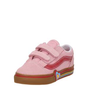 VANS Tenisky 'OLD SKOOL'  ružová / červená