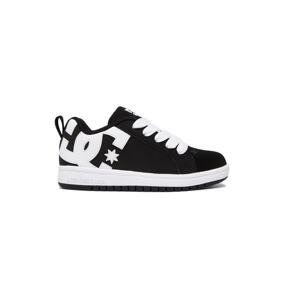 DC Shoes Športová obuv 'COURT GRAFFIK'  čierna / biela