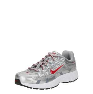 Nike Sportswear Tenisky 'P-6000'  červená / strieborná / biela