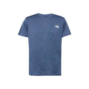 THE NORTH FACE Funkčné tričko  modrosivá / biela