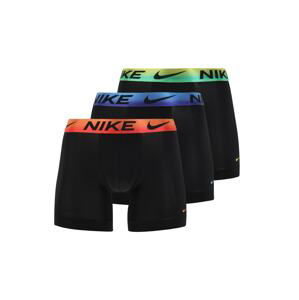 NIKE Boxerky  svetlomodrá / svetlozelená / ohnivo červená / čierna