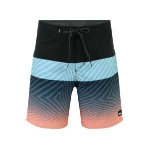 QUIKSILVER Surferské šortky  svetlomodrá / koralová / čierna / biela