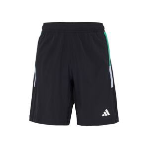 ADIDAS PERFORMANCE Športové nohavice 'Colorblock 3-Stripes'  zelená / čierna / biela