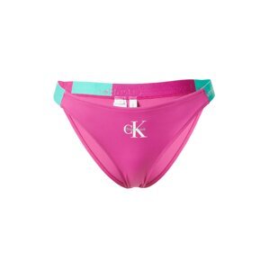 Calvin Klein Swimwear Bikinové nohavičky 'CHEEKY'  tyrkysová / orchideová / biela