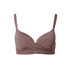 Lindex Bikinový top 'Love'  hnedá